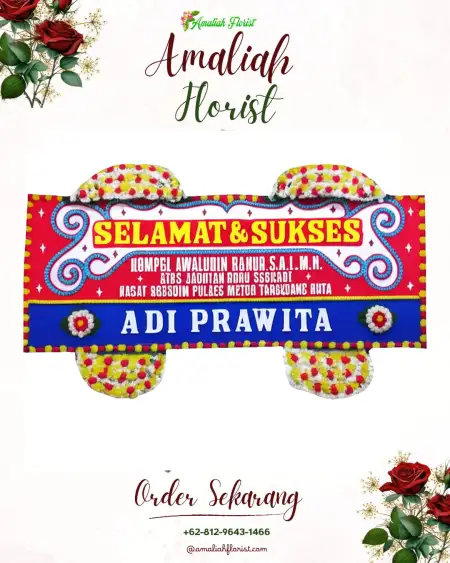 Papan Bunga Ucapan Selamat Kedis