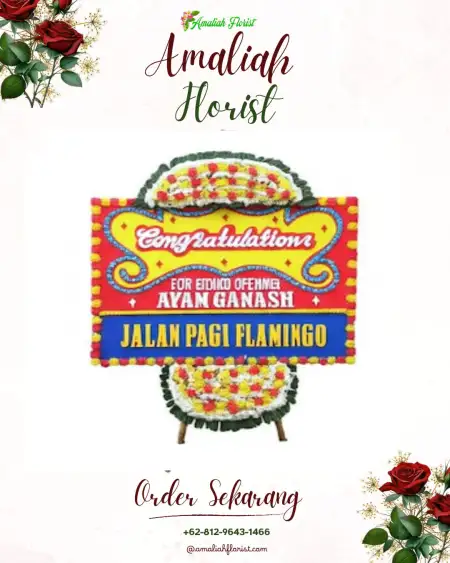Sewa Papan Bunga Kedis